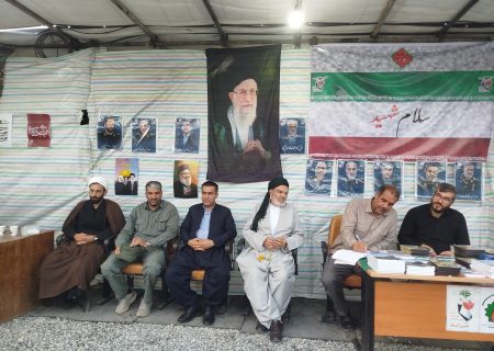 دکتر فیروز عارفی فرماندار شهرستان سروآباد از موکب شهدای کارگری شهرستان سروآباد بازدید کرد